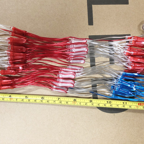 Luz De Red Con Bandera Estadounidense, 2 M, 1 X 1 M, 390 Lám