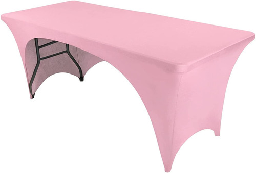 Mantel Rosa Para Mesa De Forma Rectangular