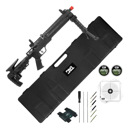 comprar Espingarda De Pressão 5.5 Pcp Niksan 200bar Kit Limpeza