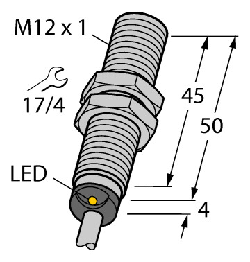 Sensor Inductivo Turck Bi2-m12-an6x