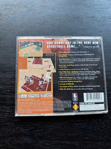 Short Out Nba Basquetball Playstation 1 Ps1 Original Físico (Usado)