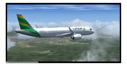 Aeronave Para Simulador Fsx - Airbus A320neo Latam Pr-xbg
