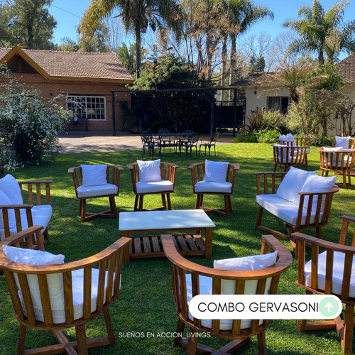 Alquiler Livings Puff Sillon Gervasoni Caña Gazebos Carpas