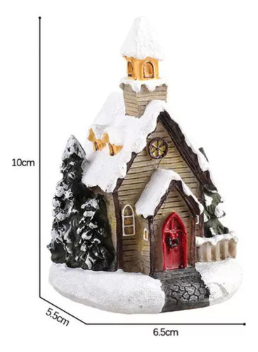 B 6 Decoraciones Navideñas De Christmas Villa Snowroom N