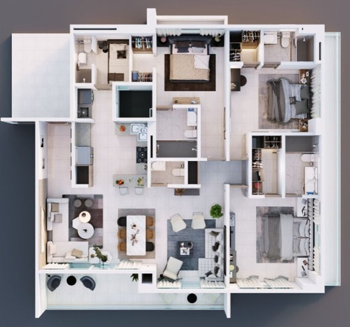 Apartamento En Venta En Rincon Largo, Santiago