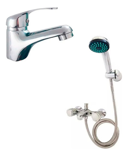 Imagen 5 de 10 de Juego Baño Vanitory Sanitarios Capea Griferia Mono Envio