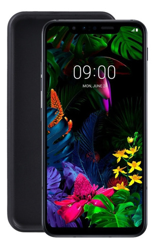 Z Capa De Telefone Tpu Preta Para LG G8s Thinq