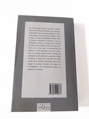 Las Amistades Peligrosas. Pierre Choderlos De Laclos (Usado)