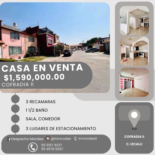 Casa En Venta En Cofradia  En Cuautitlan Izcalli  