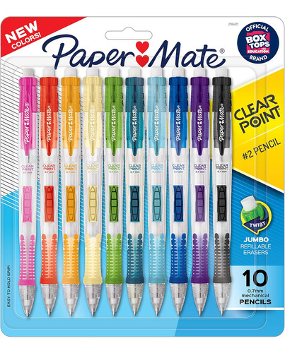 Pack De 10 Lápices Mecánicos De Barril 2164121 Paper Mate