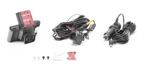 Camara Auto Doble Lente 4mp Frontal 2mp Trasero Audio Bocina