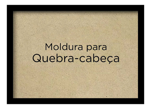 Moldura Para Quebra Cabeça Jogo 1.000 Peças 50cm X 70cm Game