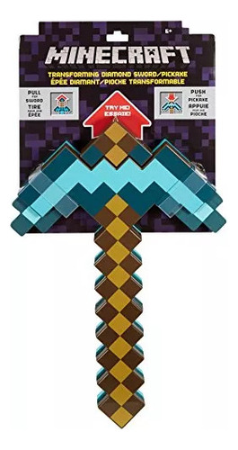 Mox Espada Y Pico Transformables De Minecraft Para Niños,