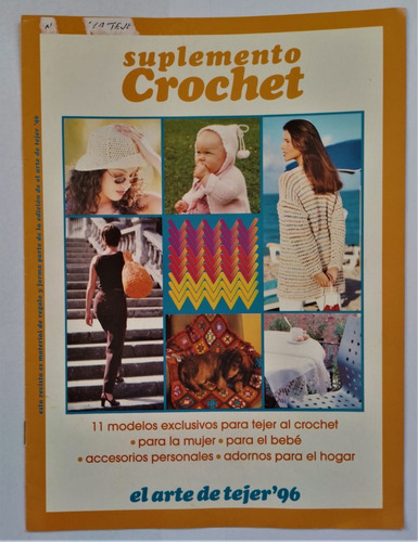El Arte De Tejer 1996. Suplemento Crochet.