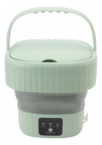 Mini Máquina De Lavar Portátil Com Balde Dobrável De 6l
