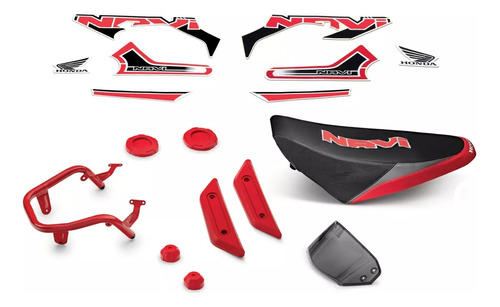 Kit Accesorios Sport White Original Honda Para Navi Blanca 