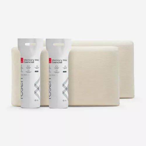 Set 2 Almohadas Viscoelásticas M.max Esencial Am. 42x62 Cm
