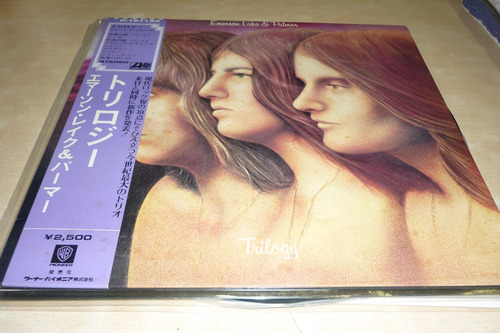 Emerson Lake & Palmer Trilogy Vinilo Japón Excelente  Insert