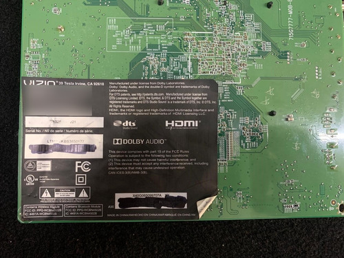 Tarjeta Main Vizio E65-e1/ 715g7777-mob-b01-005t (Usado)