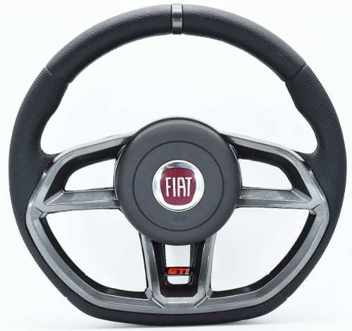 Imagem 1 de 7 de Volante Esportivo Gti Cinza Uno Vivace 2011 2012 2013 2014