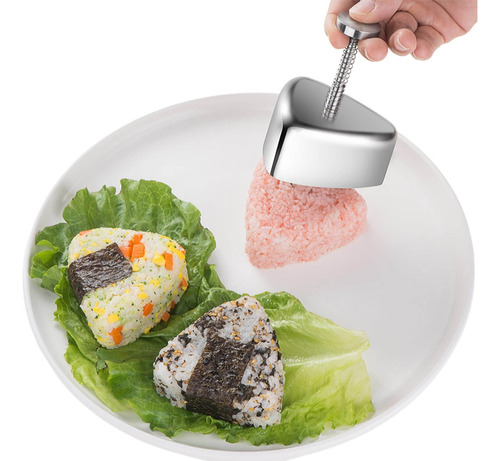 Molde De Bolas De Arroz De Aço Inoxidável Para Moldar Sushi