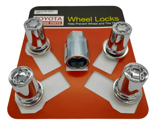 Kit Tuercas Seguridad Hilux-sw4 2016-2017-2018-2019-2020