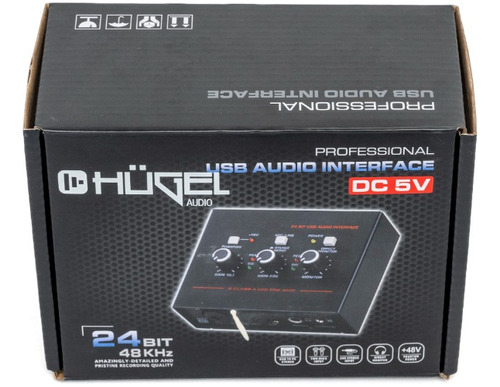 Interfaz Usb Audio Hugel Grabacion Profesional Stereo