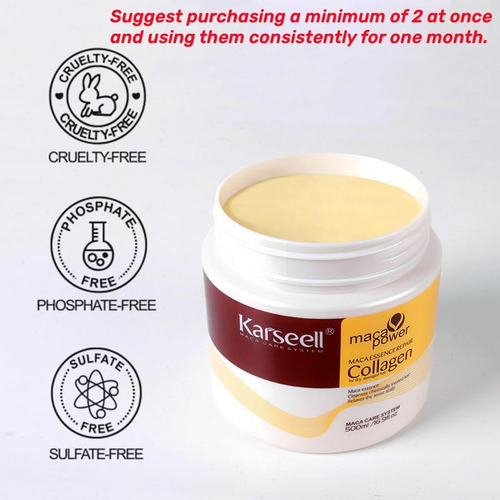 Karseell Reparación Extrema Con Colágeno Mascarilla Capilar