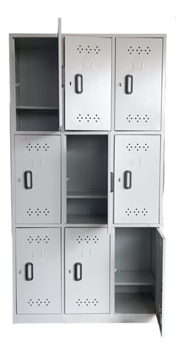 Locker Metálico 9 Espacios Organizador Metálico 