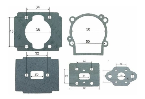 Kit Juntas Motor Desmalezadora 26cc