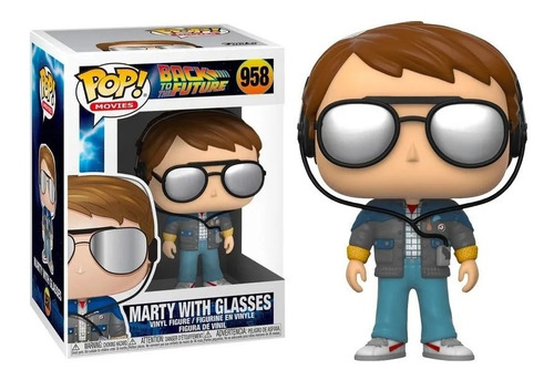 Funko Pop! Movies Back To The Future Marty With Glasses 958