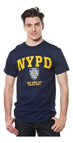 Nypd Polera Estampada Unisex Para Adultos, Xxl, Amarilla