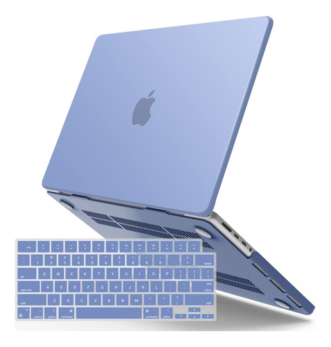 Funda Ibenzer Para Macbook Pro 14 M1 Pro/max +c/tec Lila