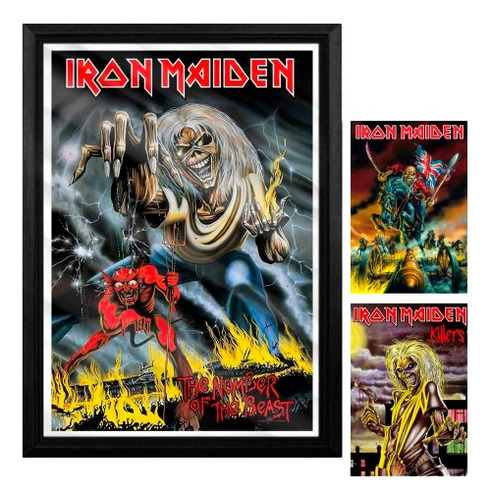 20 Poster De Iron Maiden 33x48cm