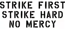 Comprar Vinilo De Pared Frase Cobra Kai Strike First