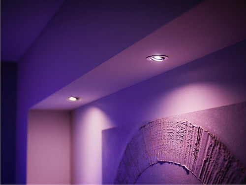 Imagen 5 de 9 de Ampolleta Led Inteligente Philips Hue Gu10 4.3w 350lm Rgb