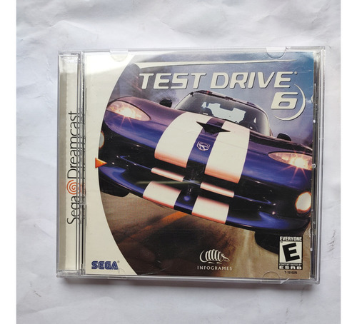 Test Drive 6 Para Sega Dreamcast, Portada Y Contra Impresa (Usado)