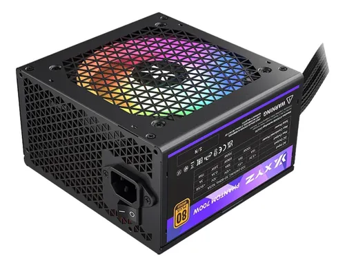 Fuente Poder Xyz Phantom 700w A-rgb 80+ Bronce