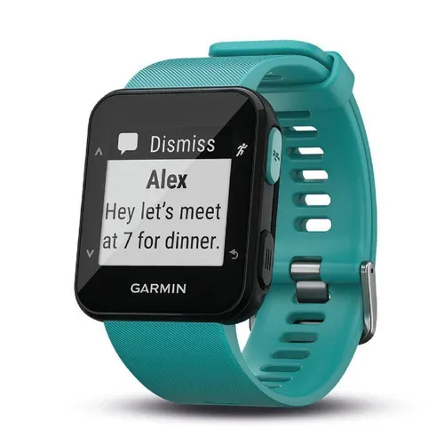 Reloj Mujer Garmin Fr30 Hr Turquesa Gps Autolap