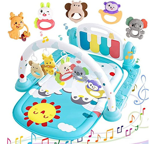Baby Play Gym Mats, Baby Kick And Play Piano Gym Con Música 