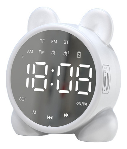 Reloj Con Altavoz Bluetooth Multifuncional, Reloj Despertado