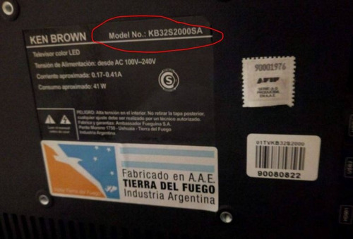 Control Remoto Kb32s2000sa Para Led Smart Tv Ken Brown