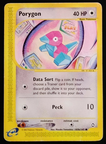 Pokemon Tcg Porygon - 103b/147 - Common