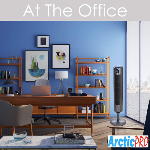 Tela Digital Tower Fan Arctic-pro Oscilante De 42 Polegadas