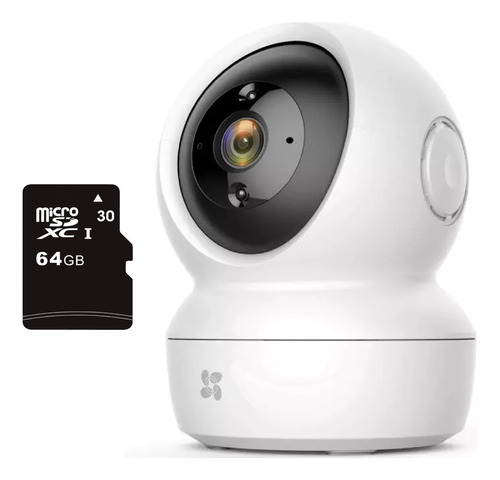 Cámara De Seguridad Ezviz Wifi 360 + Memoria Sd