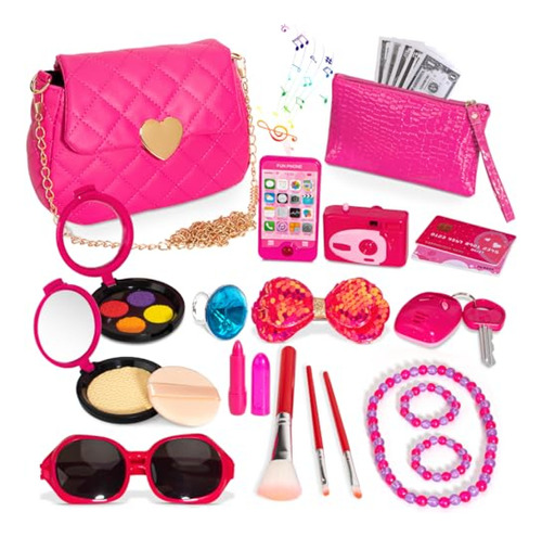 Kit Maquillaje Para Niña Nabance - Monedero De Juego Para Ni