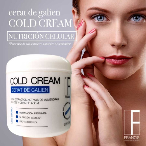 2 Pack Crema Facial Cold Cream De Almendras Y Cera De Abeja