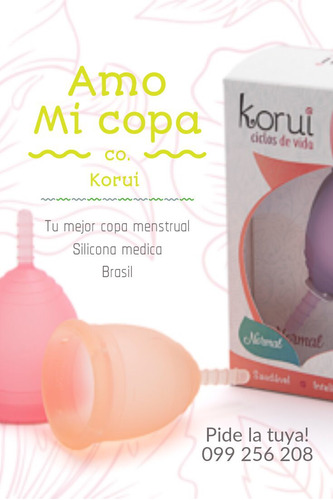 Copa Menstrual Original. Silicona Médica. No China!! 12 Pago