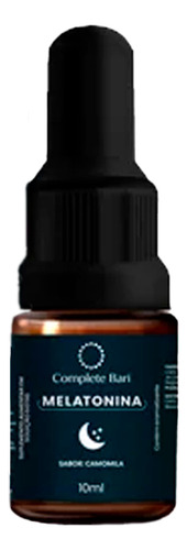 Melatonina em Gotas Sabor Camomila 10ml Complete Bari - Suplemento para melhorar a qualidade do sono, mais disposição e imunidade