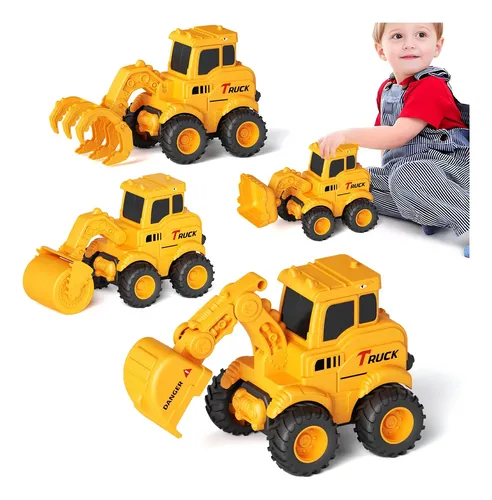 Set De Vehículos De Ingeniería De Aleación – 8 Coches Y 11 Señales De Tráfico, Con Mapa Temático De 80x70 Cm. Incluye Excavadora, Camión Y Más. Ideal Para Niños De 2 A 6 Años, Regalo Completo.